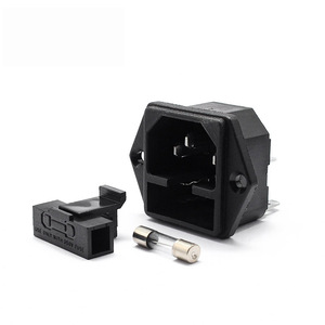 ปลั๊กเชื่อมต่อไฟฟ้าแบบ IEC320 C14 รุ่น Wenzhou AC-03 AC-02 พร้อมที่จับ รองรับกระแสไฟ 10 แอมป์ 250 โวลต์ พร้อมฟิวส์ในตัว - Product Image 2