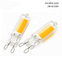 2022 haute qualité G9 Led ampoule verre Led maïs ampoule COB 2W 3W 4W AC 220V échantillons gratuits 80 E26 Led ampoules 10 W 100 W halogène
