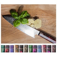 Grandsharp couteaux en acier damas manche en résine, 8 pouces, aus10 aus8 vg10 couteau en acier, damas vierges, chef japonais