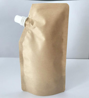 Sac à échantillons cosmétique, en aluminium imprimé personnalisé, pochette droite, sachet de shampoing avec bec, 50 pièces