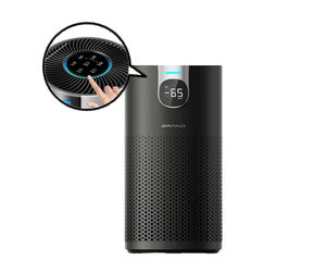 Vente en gros de nouveau design de bureau personnel maison intelligente filtre Hepa 13 <span class=keywords><strong>purificateur</strong></span> <span class=keywords><strong>d</strong></span>'<span class=keywords><strong>air</strong></span> 24W avec écran tactile LED anion négatif en option - Product Image 2