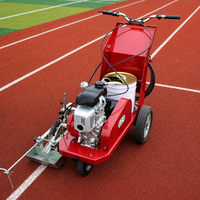 Machine de marquage routier à essence, traceur de lignes pour pistes athlétiques, machine de peinture pour parkings, pompe haute efficacité 9,5 CV