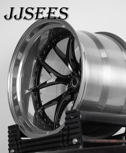 JJSEES Jantes forgées pour voitures de tourisme 19 20 21 22 24 pouces 6061-T6, jantes de course avec lèvre polie personnalisée, jantes 2 pièces - Product Image 3