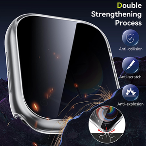 TITUO nueva cubierta protectora de pantalla de privacidad de vidrio templado ultrafino para caja de reloj <span class=keywords><strong>apple</strong></span> - Product Image 3