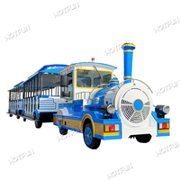 Train touristique électrique sans rails avec 72 sièges pour les parcs, idéal pour les opérations de tourisme quotidiennes, à vendre