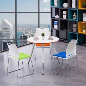 เก้าอี้ประชุม โครงโลหะ เบาะนุ่ม ใช้สำหรับห้องประชุมและห้องฝึกอบรม - Product Image 1