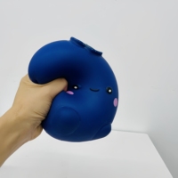 Jouet anti-stress géant en forme de myrtille, à remontée lente, réaliste, doux, sensoriel, à presser