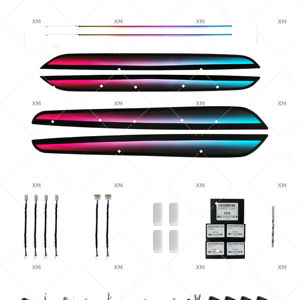 Set Completo Luce d'Atmosfera per Auto, Lampada Ambientale, Accessori Auto Adatti per Volkswagen <span class=keywords><strong>VW</strong></span> <span class=keywords><strong>Passat</strong></span> CC 2013-2018 2014 <span class=keywords><strong>2015</strong></span> 2016 2017 - Product Image 1