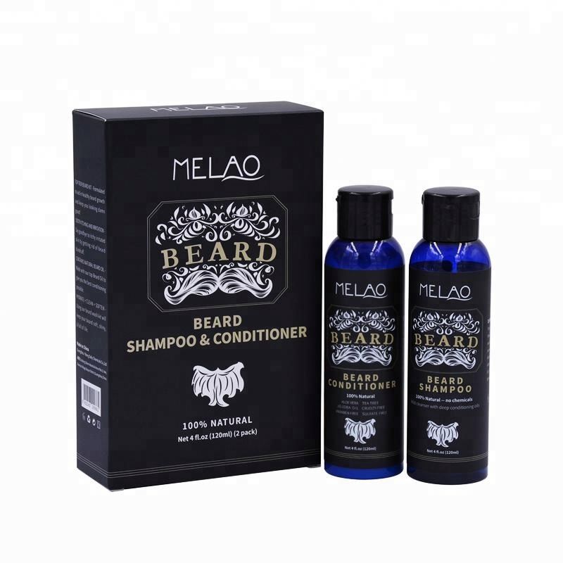 120ml organic beard Shampoo and conditioner set wholesale