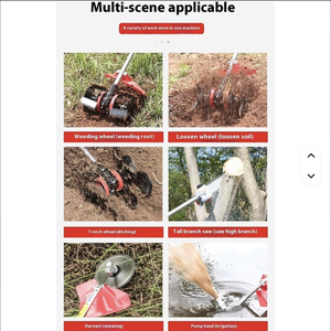 High-Power 43cc 52cc Industrial Grade Agricultural Lawn Mower Side-Mounted Brush <b>Cutter</b> and Grass Trimmer Two-Stroke Engine TRG- - Product Image 4