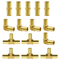 Raccord de tuyau en laiton et cuivre 10 mm, surface lisse, forgé, connexion mâle-mâle, pour tube d'eau basse pression