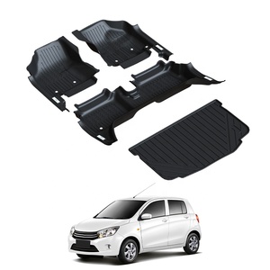 แผ่นรองพื้นรถยนต์ TPE กันลื่น คุณภาพสูง ผู้ผลิตขายส่ง TXR อุปกรณ์ตกแต่งภายในรถยนต์สำหรับ <span class=keywords><strong>Suzuki</strong></span> <span class=keywords><strong>Celerio</strong></span> 2014- - Product Image 1