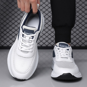 KuanWei Walking Shoes Mesh Upper Breathable Low Heel Round <b>Toe</b> Casual Outdoor Sport Rubber Outsole - Product Image 2