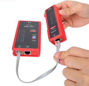 Testeur de câbles UNI-T UT681L, traceur de réseaux LAN, testeur LED automatique, outil de réparation Ethernet, téléphone, BNC - Product Image 2