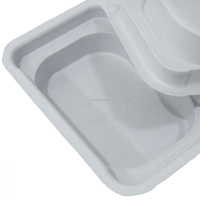 Boîte à savon en pulpe moulée pour savon liquide, matériaux recyclés écologiques avec laminage brillant ou mat