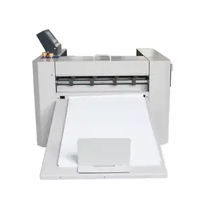 SM372Y A3 A4 Electric Automatic Creasing Machine 3850 Sheets Per Hour Paper Perforator Cutter Folder for Cards Brochure Book