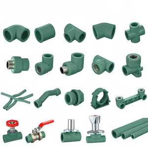 PPR Ống ổ cắm Bộ chuyển đổi hệ thống ống nước PPR phụ kiện đường ống bipass uốn cong 32mm cầu chéo quanh co uốn cong - Product Image 2