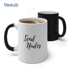 <span class=keywords><strong>Tazza</strong></span> <span class=keywords><strong>Magica</strong></span> Personalizzabile da 11oz Nera Termosensibile per Sublimazione, <span class=keywords><strong>Tazza</strong></span> da Caffè Vuota per Vendita all'Ingrosso - Product Image 4