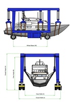 Lève-bateau mobile, équipement de levage marin, fabricant d'équipements de levage pour bateaux