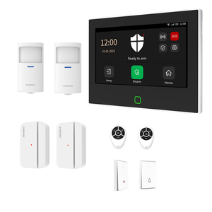 Sistema de alarma de seguridad para el hogar H700, Kit de multisensores más nuevo, <span class=keywords><strong>Panel</strong></span> de <span class=keywords><strong>Control</strong></span> WiFi, Material ABS inalámbrico de 433MHz para seguridad del hogar - Product Image 1