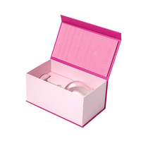 Boîte cadeau rigide en carton mat écologique avec fermeture magnétique, dorure à chaud et insert en EVA pour coffret de verres à vin