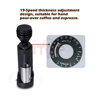 Moulin à café expresso commercial à dose unique 110v/60hz Expresso Burr professionnel avec moulin italien expresso à bas prix