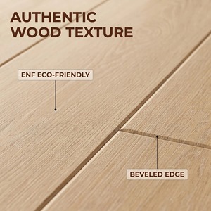 Plancher <span class=keywords><strong>stratifié</strong></span> en bois 8 mm, système Unilin Click, bords biseautés, imperméable, aspect bois, dalles vinyle, accessoires, planches hybrides - Product Image 3