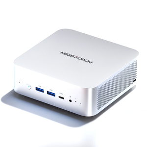 MINISFORUM Mini PC AMD Ryzen AI X1 9 HX 370 R7 255 OCuLink 2 * USB4 Altavoz dual incorporado Computadora de escritorio para juegos WiFi7 - Product Image 1