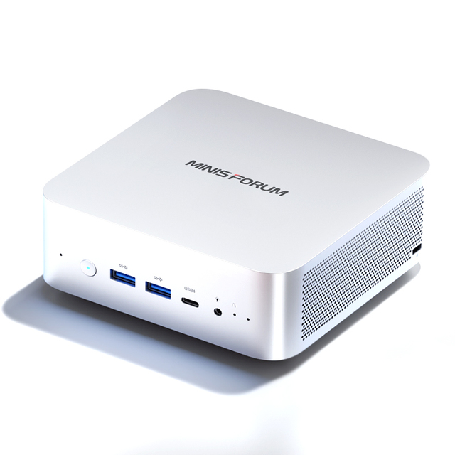 MINISFORUM Mini PC AMD Ryzen AI X1 9 HX 370 R7 255 OCuLink 2*USB4 Built-in Dual Speaker Gaming Desktop Computer WiFi7