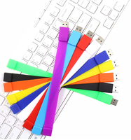 Clés USB personnalisées Gitra avec logo, en vrac, pas chères, en silicone, 8 Go, 4 Go, bracelet/bracelet USB, 16 Go, 32 Go, 64 Go, 128 Go avec interface USB 2.0