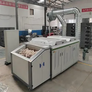 Process Hemp from the field to textile fibre opening machine