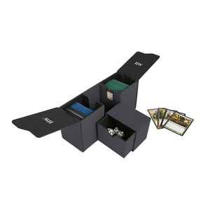 Boîte de rangement pour cartes en PU avec motif <span class=keywords><strong>Spiderman</strong></span> noir, facile à nettoyer, avec logo personnalisé, pour la collection et la protection des cartes - Product Image 4