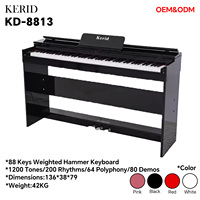 OEM Hot Sale 88 Keys Keyboard Eletronic Piano Digital Piano KD-8813 Digital Piano Keyboard Instruments Electric Piano