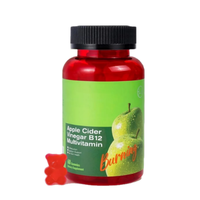 Gummies de vinaigre de cidre de pomme de haute qualité, multivitamines B12, pour des niveaux d'énergie normaux et la santé intestinale – Approvisionnement direct usine