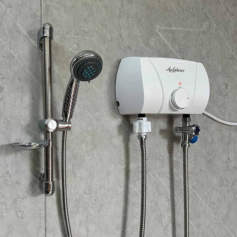 Temperatur panas elektrik instan kamar mandi ukuran mini horizontal, pemanas air tanpa tangki harga promosi 5500W