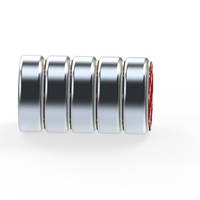 Magnet Neodymium Super Kuat AnTai N42 N52 NdFeB Berlapis Seng/Nikel Toleransi 1% Untuk Dijual, Bentuk Batang Silinder, Material Magnetik