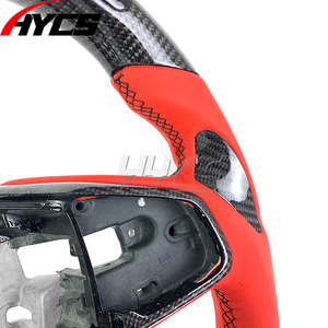 พวงมาลัยคาร์บอนไฟเบอร์ LED rpm สำหรับรถฮอนด้า <span class=keywords><strong>Civic</strong></span> 10th รุ่น R <span class=keywords><strong>Si</strong></span> Coupe 220สปอร์ตภายในพวงมาลัยรถยนต์ - Product Image 5