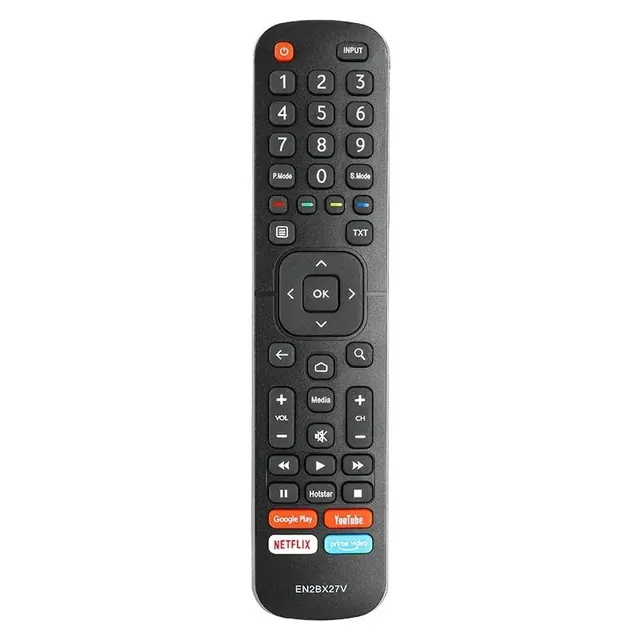 EN2BX27V For Hisense TV Remote Control Replacement With Google Play YouTube Netflix and PrimeVideo Buttons 40H5C
