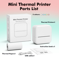 NUEVA LLEGADA: Mini Impresora de Etiquetas de 56 mm para iOS y Android, Uso Doméstico y Escolar, en Stock