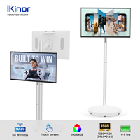 Televisor Inteligente Portátil de 32 Pulgadas con Sistema Android WebOS Google, WiFi, Full HD 1080p, Pantalla Táctil de 10 Puntos, 40-75Hz, para Hogar y Hotel