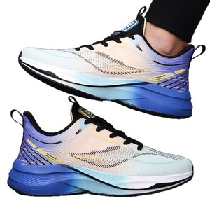 Zapatillas de correr de malla para hombre, ligeras, transpirables, deportivas de verano, cómodas, informales, calzado deportivo - Product Image 5