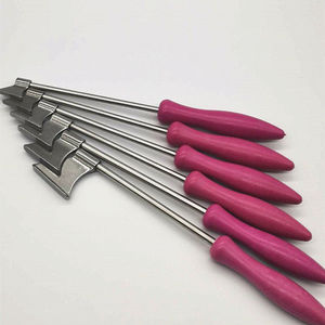 Herramientas para prensar cables, juego de acero inoxidable HSS con mangos de agarre suave para aplicaciones industriales de prensado, tamaños 1 a 6 - Product Image 1