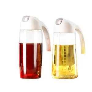 6.7 Household Glass automatic opening and closing Oiler/oil bottle seasoning jar available in three specifications