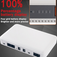 Catu daya Mini DC UPS kustom 8000mAh/8800mAh/10400mAh UPS Mini baterai Lithium tanpa sakelar dengan Router Wifi 5V 9V 12V
