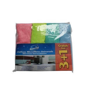 <span class=keywords><strong>3</strong></span> + 1 tissu microfibres ensemble pour la maison microfibre chiffon de nettoyage - Product Image 1
