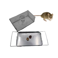 Piège à souris en fil galvanisé, cage de capture humaine pour attraper les rats vivants, pour le contrôle des rongeurs en intérieur