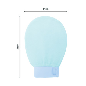 Guante de rayón viscoso personalizable para baño, manopla exfoliante de seda turca para baño, hamaca marroquí - Product Image 2