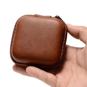 Sac en cuir petit et populaire pour ranger les reçus, sac de voyage portable, organiseur numérique avec étui pour écouteurs en EVA avec mousse - Product Image 5
