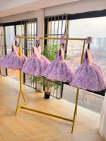 Nouvelle Robe de Soirée Bouffante à Paillettes pour Petite Fille, Modèle Papillon, en Tulle, pour Fête, Robe de Demoiselle d'Honneur, 2 Ans, Vente en Gros 2026