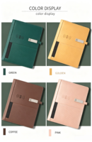 Ensemble de luxe personnalisé en cuir PU, toucher doux, pour le bureau, avec bloc-notes intelligent IA, outils essentiels pour les voyages d'affaires